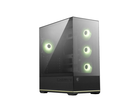 Case|MSI|MAG PANO 110R PZ|MidiTower|Case product features Transparent panel|Not included|Colour Black|MAGPANO110RPZ|MAG PANO 110R PZ