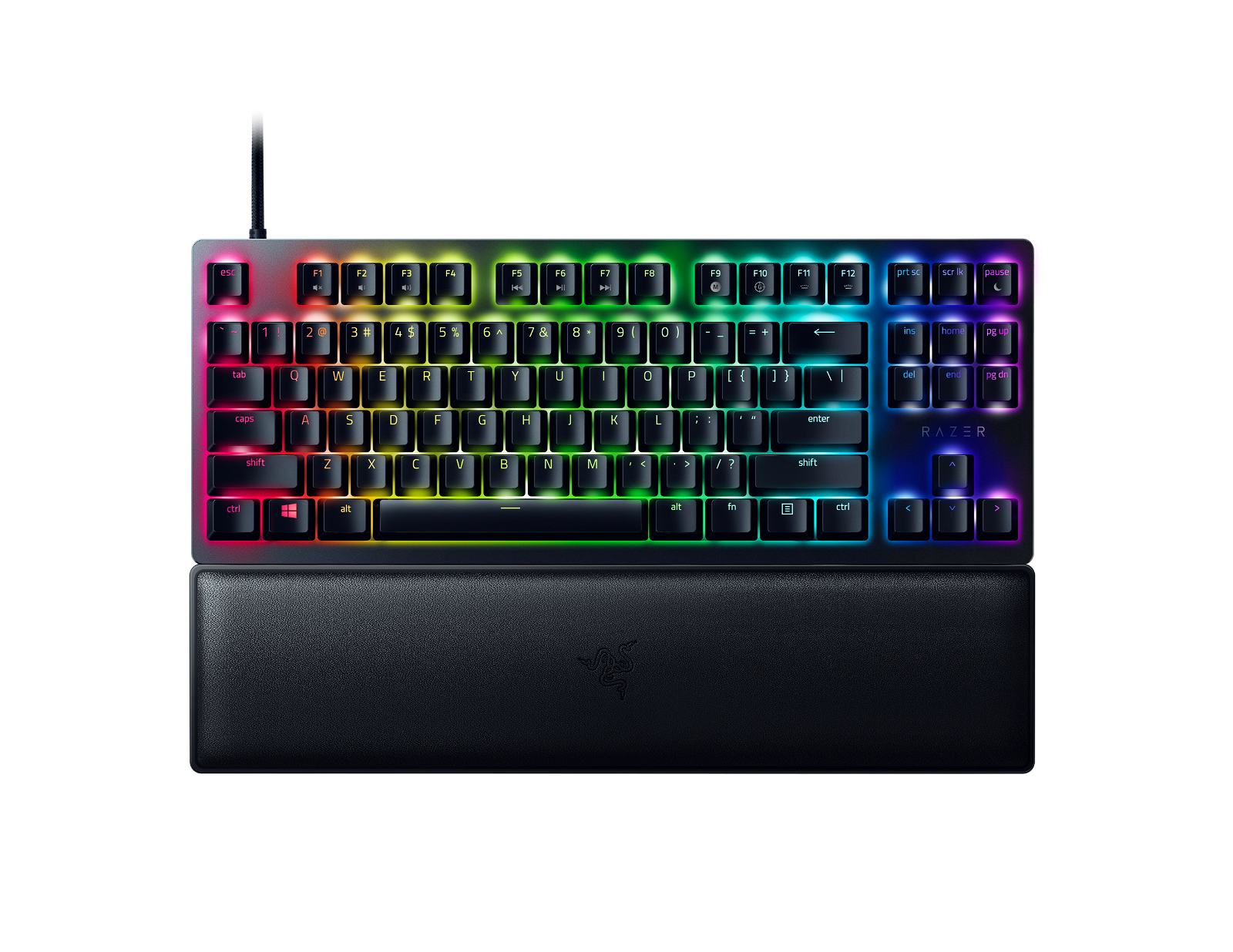 Klaviatūra Razer Huntsman V2 Tenkeyless, EN, juoda