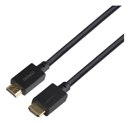 Ultra High Speed HDMI kabelis DELTACO 4m, eARC, QMS, 8K 60Hz, 4K 120Hz, LSZH, juodas / HU-40-LSZH|HU-40-LSZH