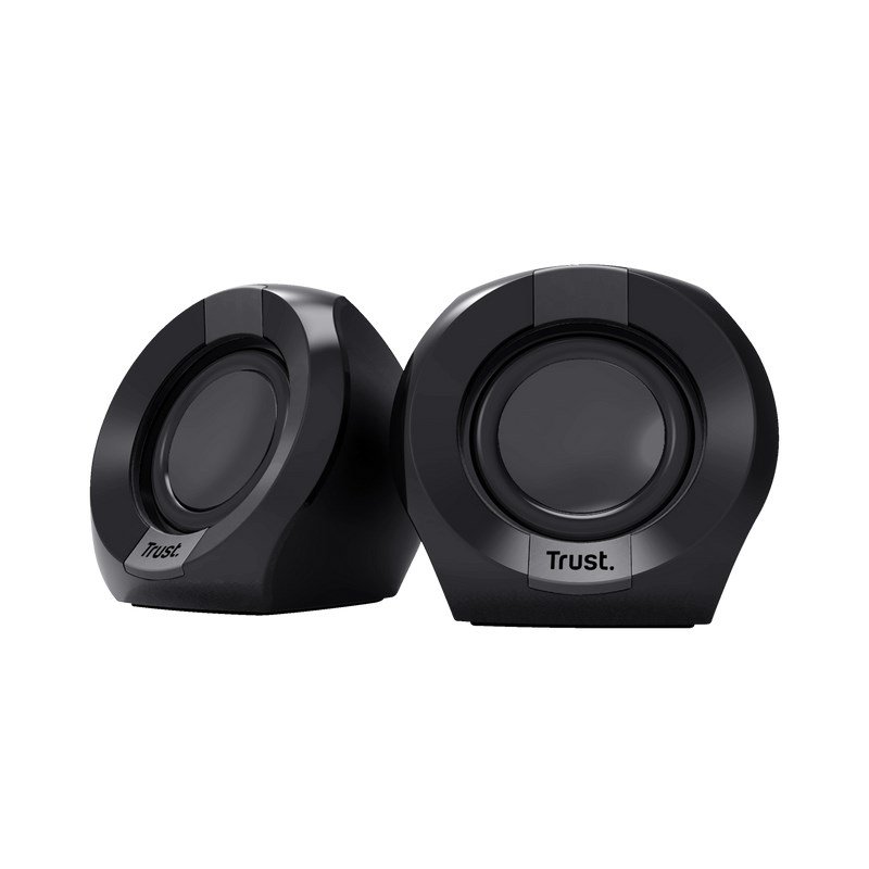 Trust Polo garso kolonėlių komplektas 4 W Universalus Juoda 2.0 kanalai 1 krypties