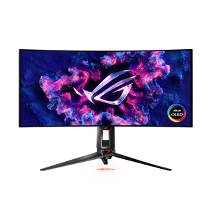 Asus ROG Swift OLED, 34", Ultrawide QHD, OLED, juodas - Monitorius, PG34WCDM