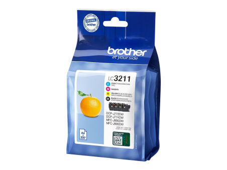 Brother LC3211VAL Cartridge Value Pack BK/C/M/Y|LC3211VAL