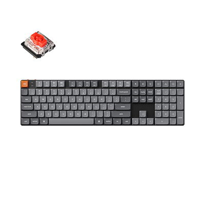 Klaviatūra KEYCHRON K5 Max RGB, juoda