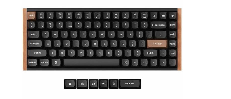 Klaviatūra Keychron K2 HE Special Edition K2H-F1 Gateron Double-Rail Magnetic Nebula, Anglų (US), juoda, belaidė