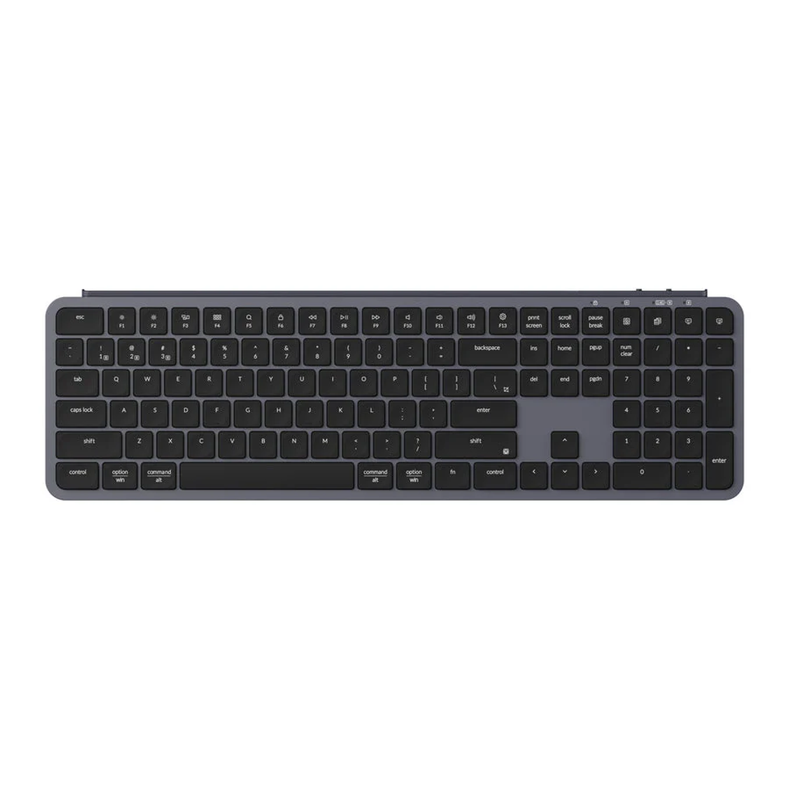 Klaviatūra Keychron B6 Pro B6P-K1, Anglų (US), pilka, belaidė
