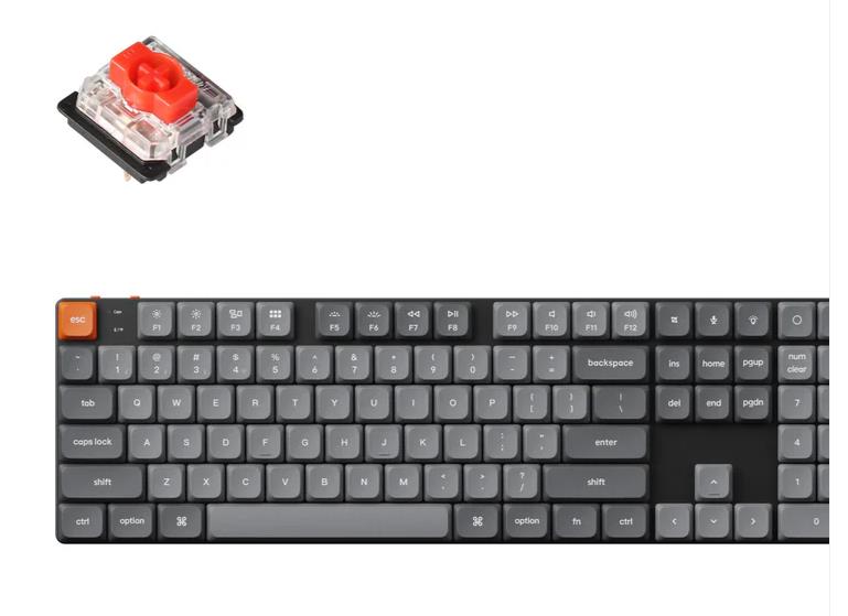 Klaviatūra KEYCHRON K5 MAX K5M-A1, juoda