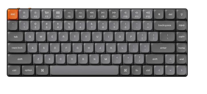 Klaviatūra KEYCHRON WRL K3 MAX RGB K3M-B1, juoda