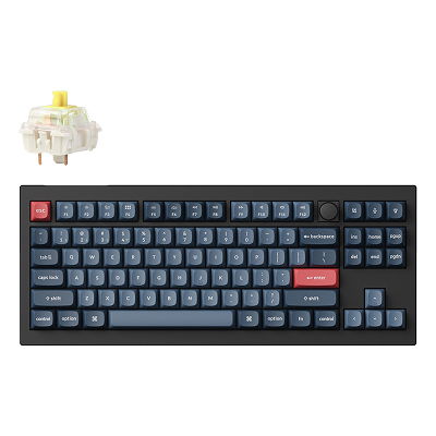 Klaviatūra Keychron V3 Max V3M-D4 Keychron Super Banana, Anglų (US), juoda, belaidė