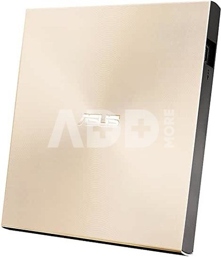 Asus ZenDrive U9M Interface USB 2.0, DVD±R/RW, CD write speed 24 x, CD read speed 24 x, Gold