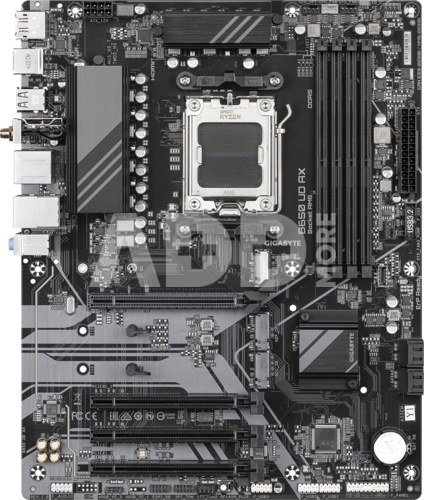 Gigabyte B650 UD AX | Processor family AMD Ryzen | Processor socket AM5 | DDR5 | Number of SATA connectors 4