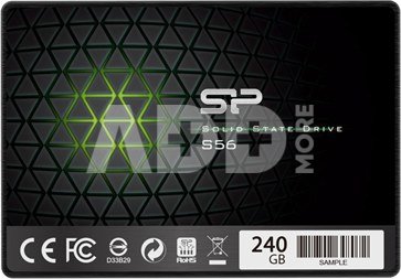 Silicon Power S56 240 GB, SSD form factor 2.5", SSD interface Serial ATA III, Write speed 530 MB/s, Read speed 560 MB/s