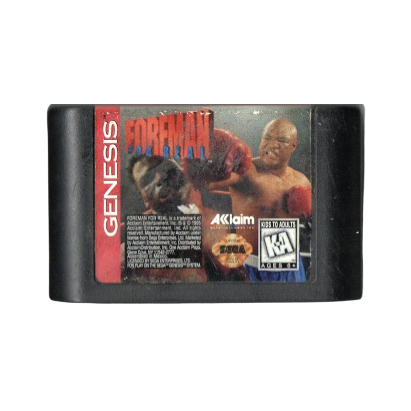 Foreman for Real Sega Genesis