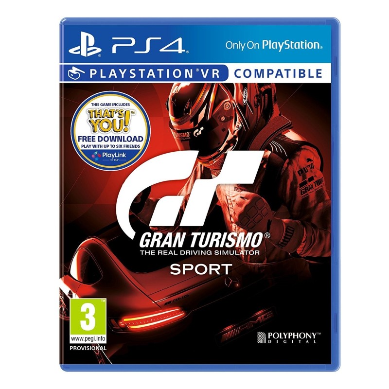 Gran Turismo Sport Ps4 (Tinkamas ir VR)