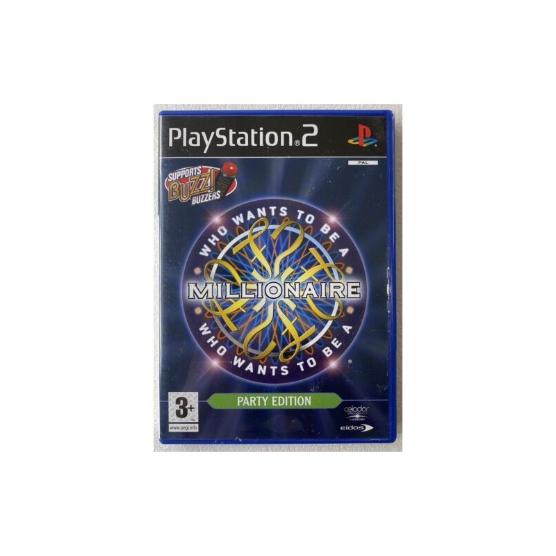 WHO WANTS TO BE A MILLIONAIRE PARTY EDITION PS2