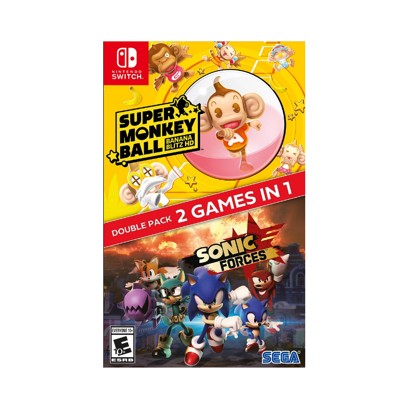 Sonic Forces + Super Monkey Ball: Banana Blitz HD Double Pack - Nintendo Switch