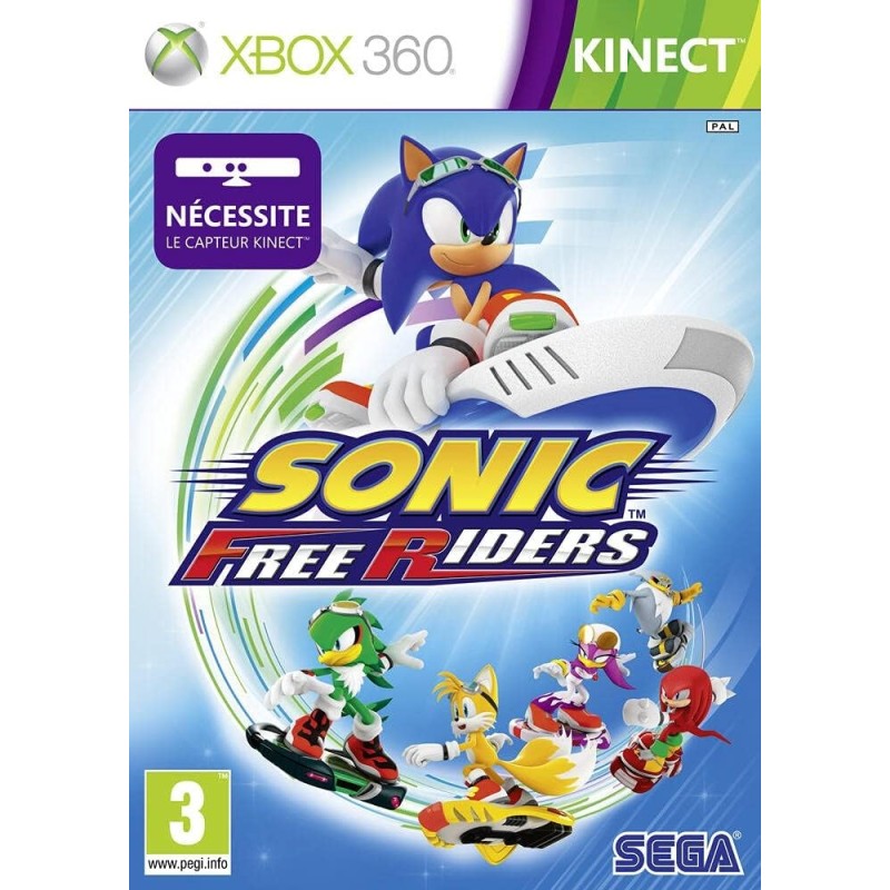 Sonic Free Riders Kinect Xbox 360