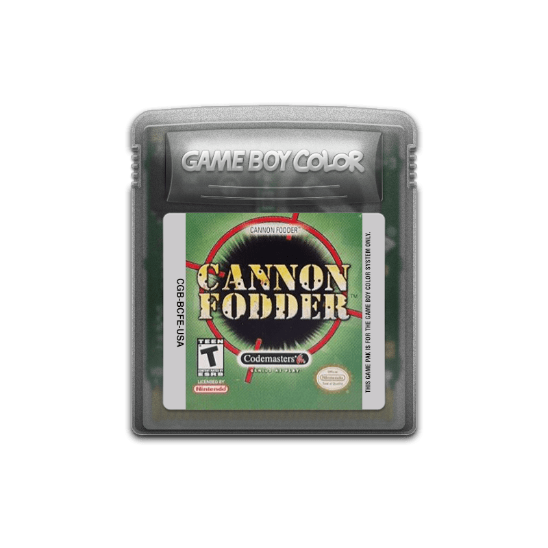 Cannon Fodder Nintendo Game Boy Color