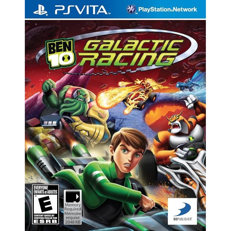 Ben 10 Galactic Racing PS VITA (Be viršelio)