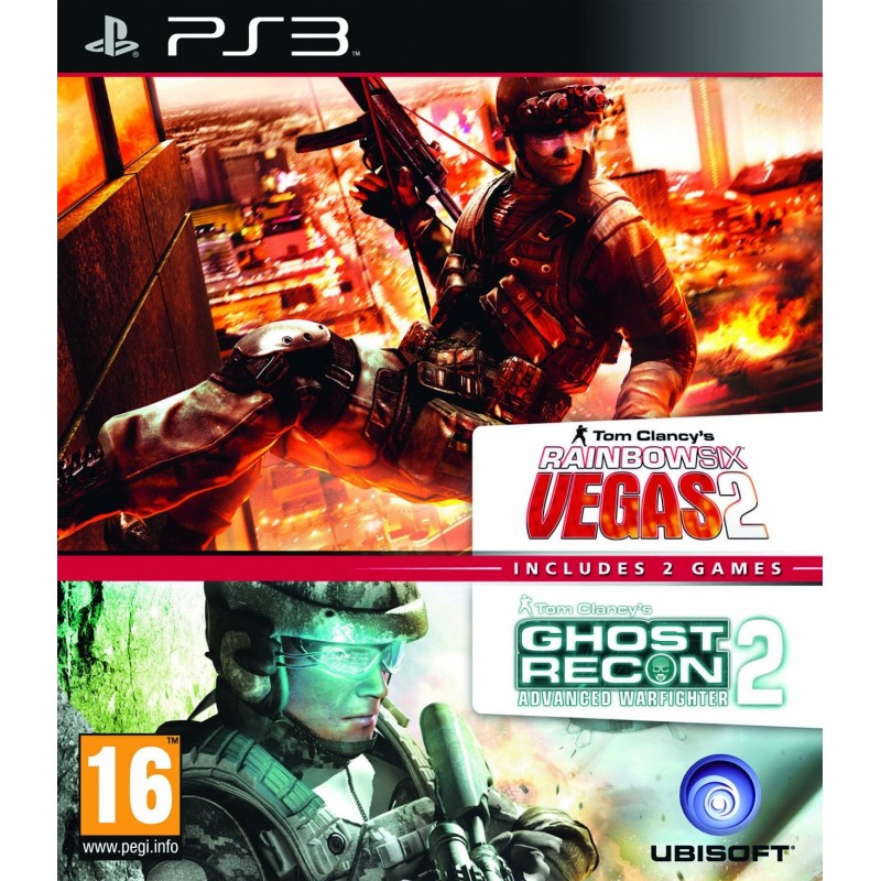 Rainbox Six Vegas 2 & Ghost Recon Advanced Warfighter 2 (Double Pack) PS3