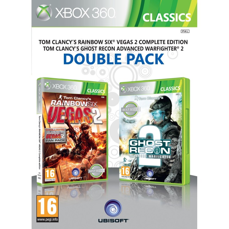 Tom Clancy's Double Pack - Rainbow Six Vegas 2 and Ghost Recon Advanced Warfighter 2 Xbox 360