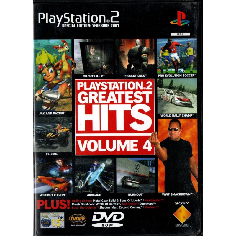 Official Playstation 2 Magazine demo disc volume 4 Greatest Hits Demo PS2