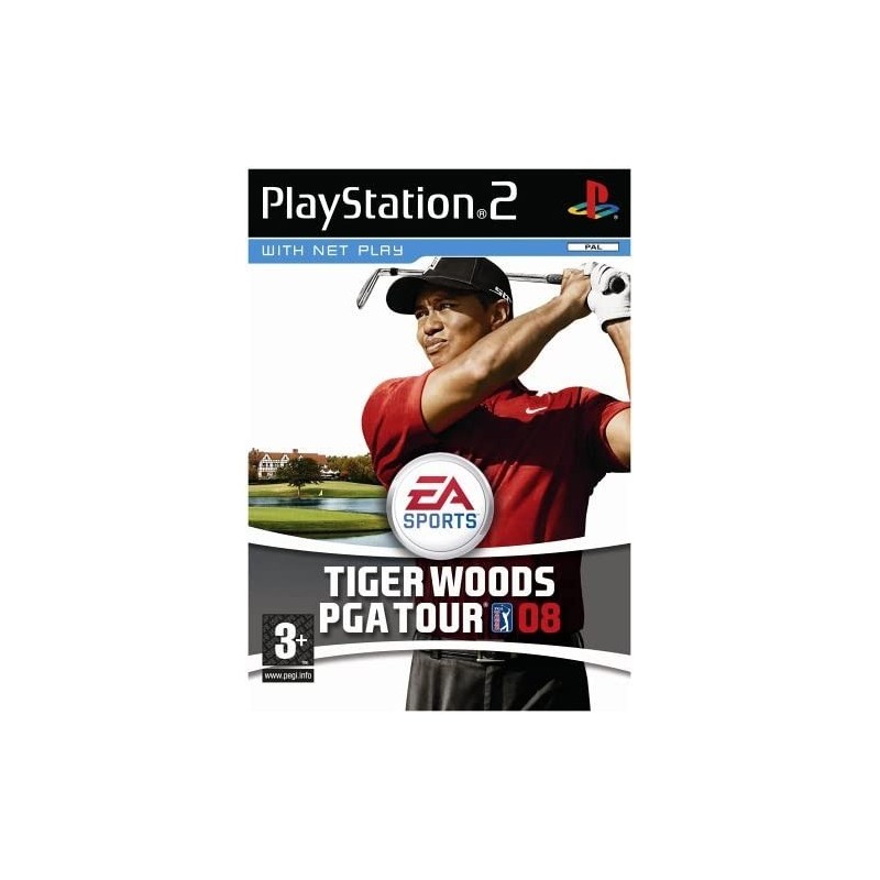 Tiger Woods PGA Tour 08 (Sony PlayStation 2, 2007) PS2