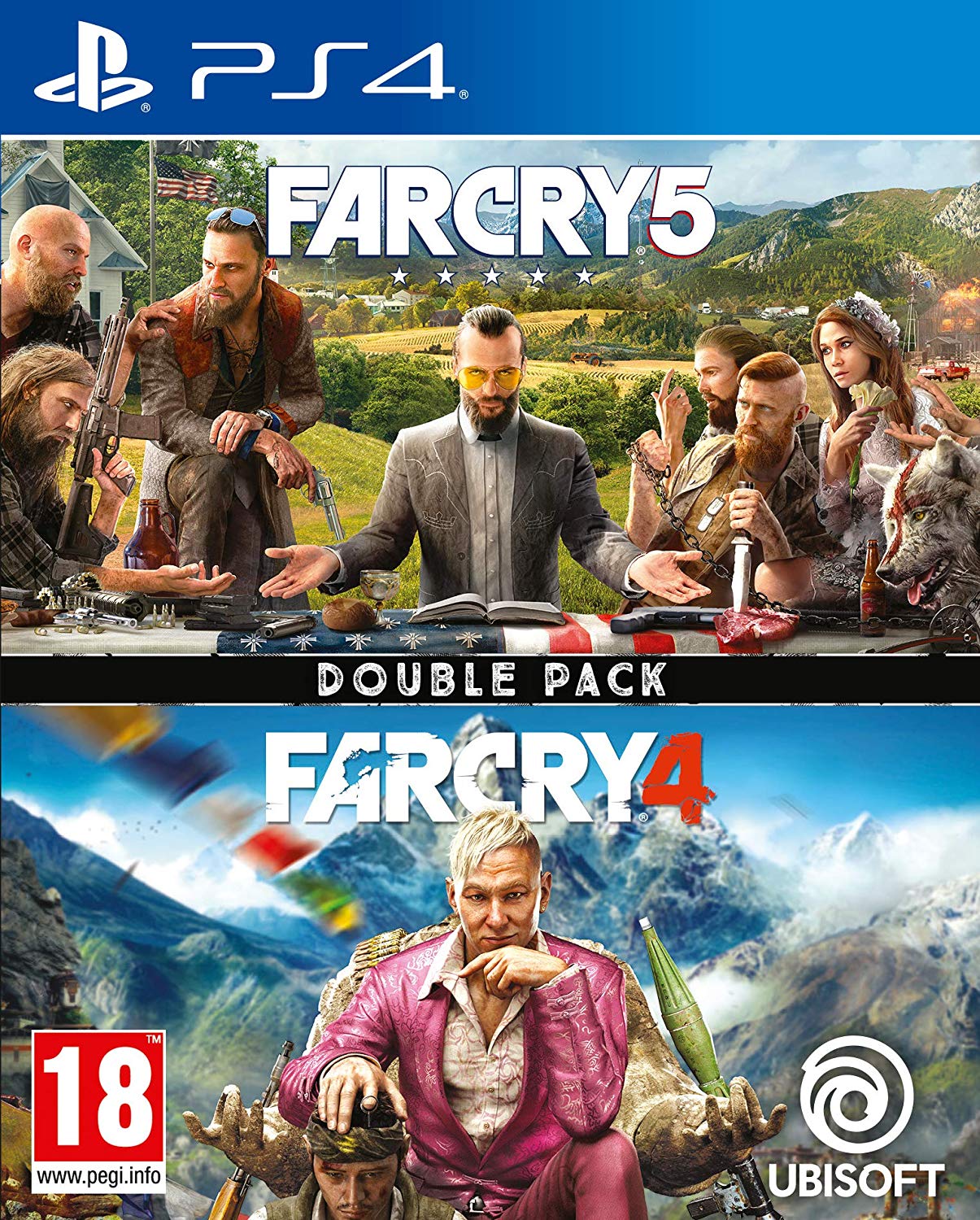 PS4 Far Cry 4 and Far Cry 5 Double Pack