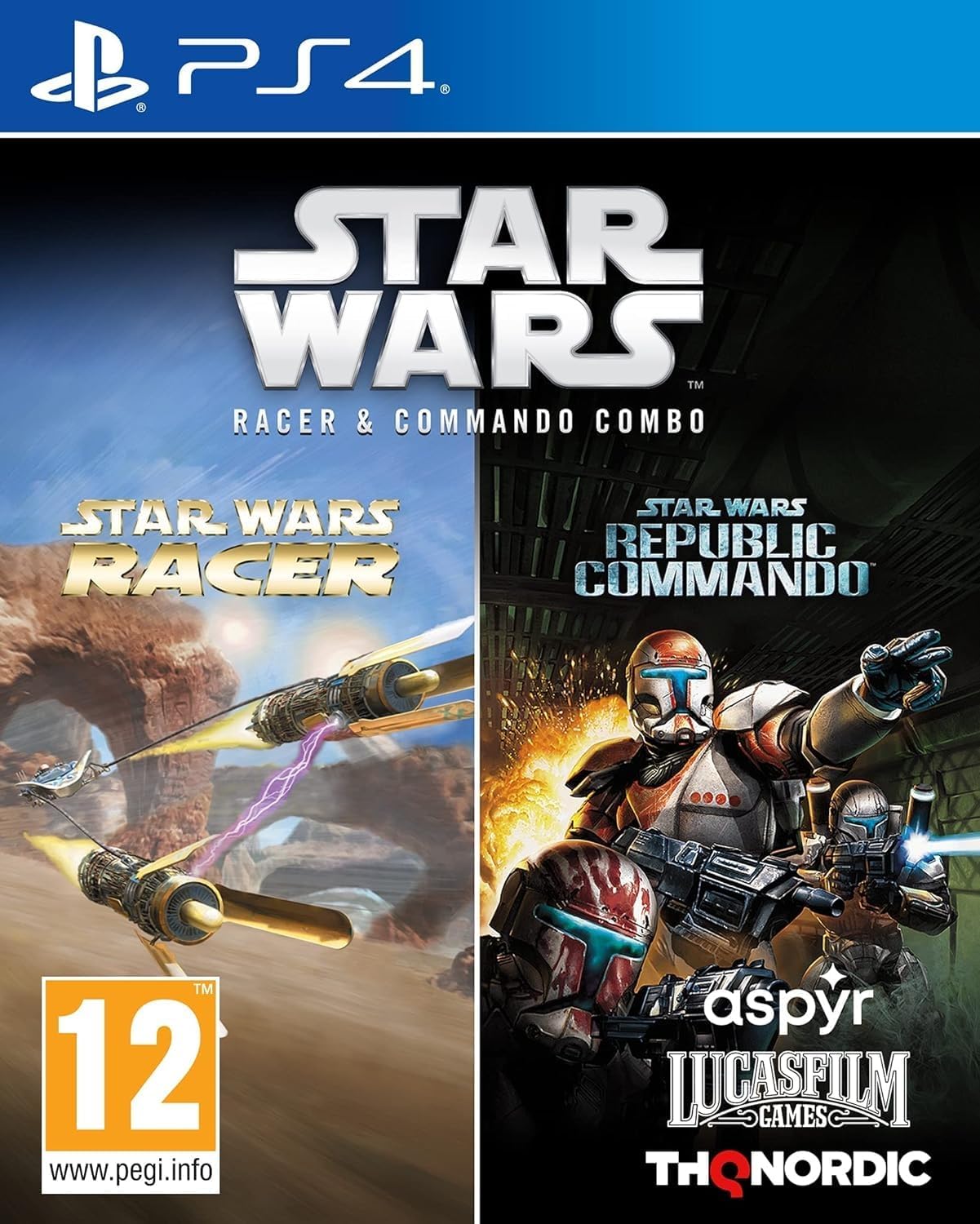 PS4 Star Wars Racer & Commando Combo