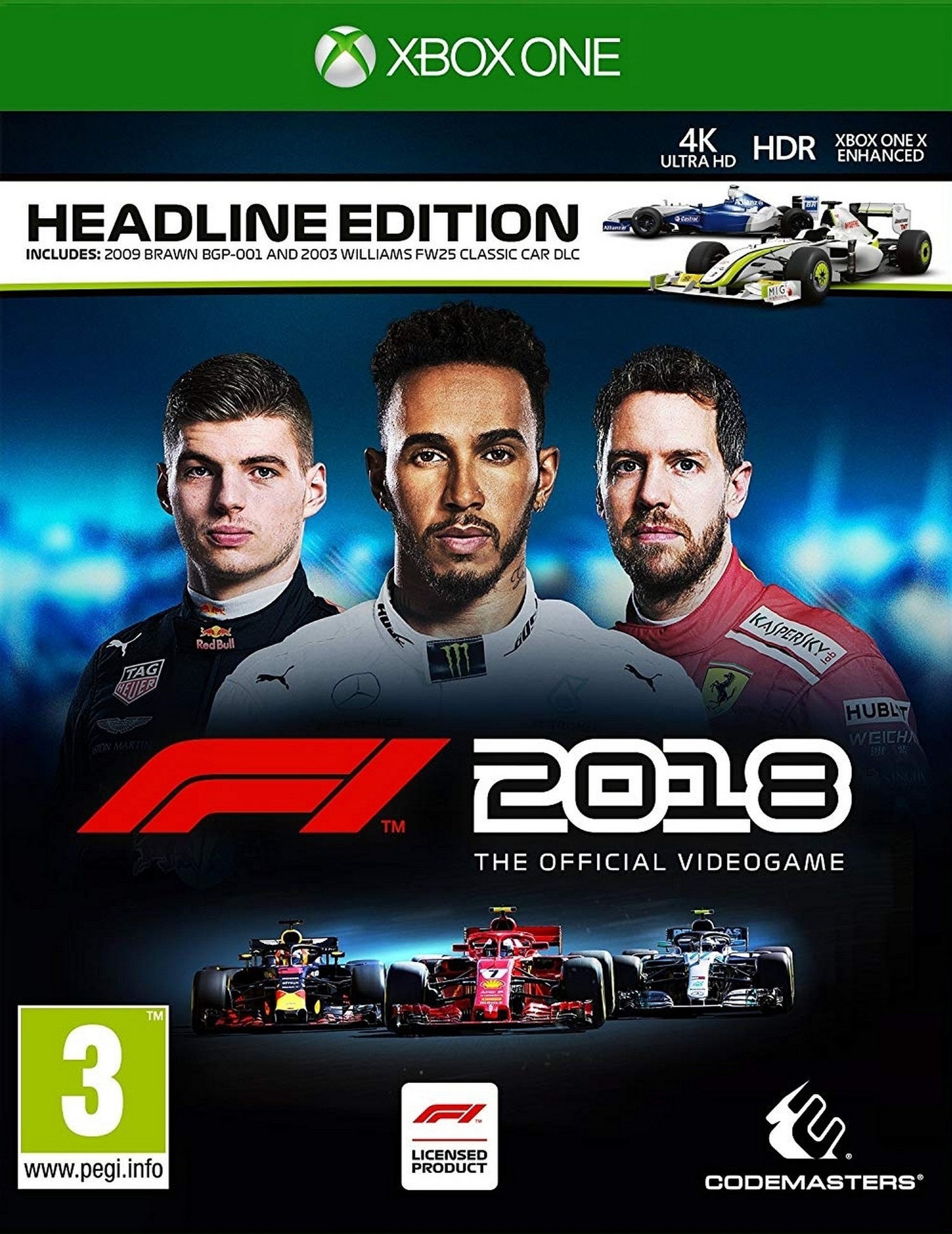 Xbox One F1 2018 Headline Edition