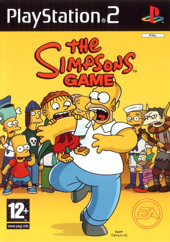 PS2 The Simpsons Game