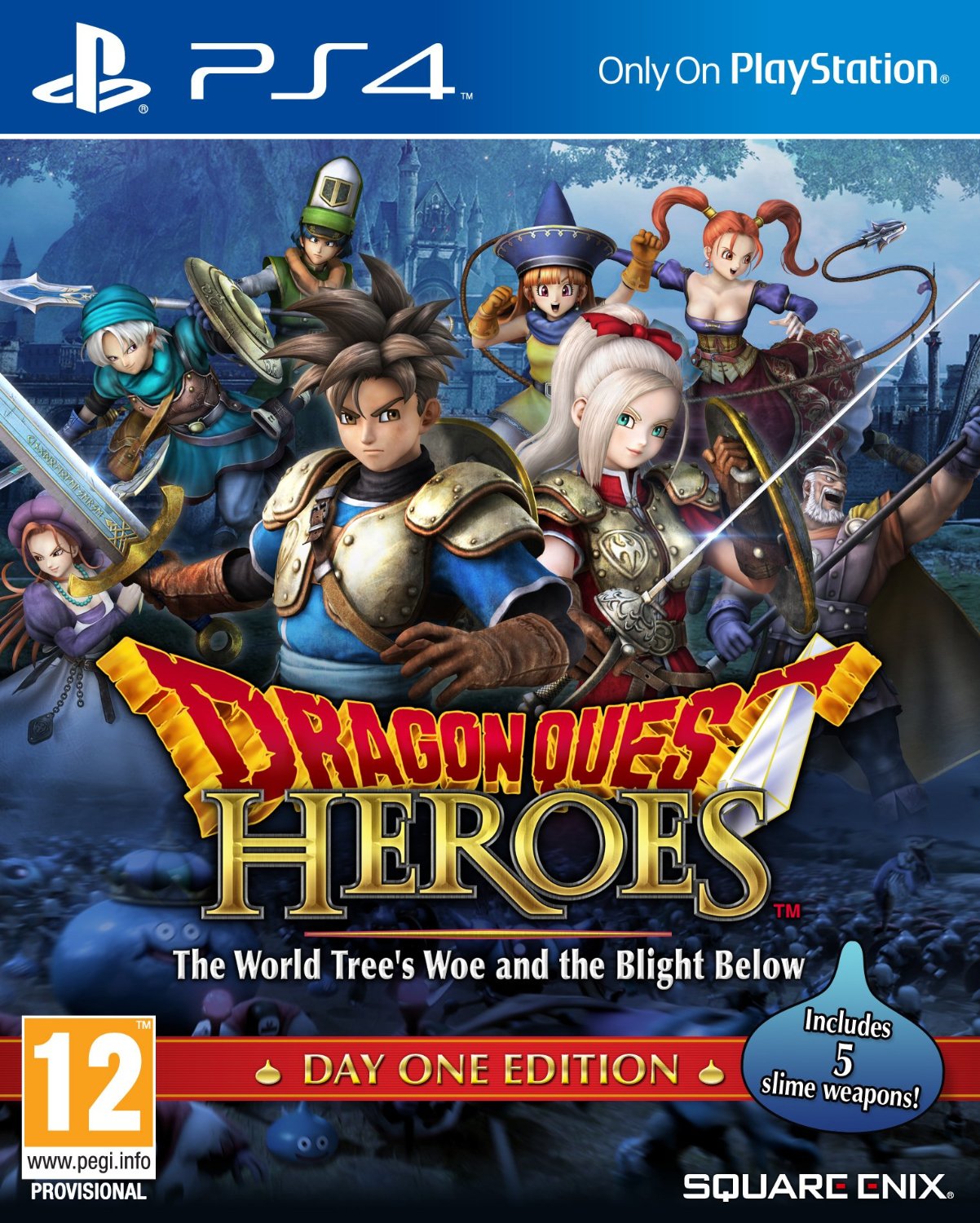 PS4 Dragon Quest Heroes: The World Tree's Woe and the Blight Below Day One Edition