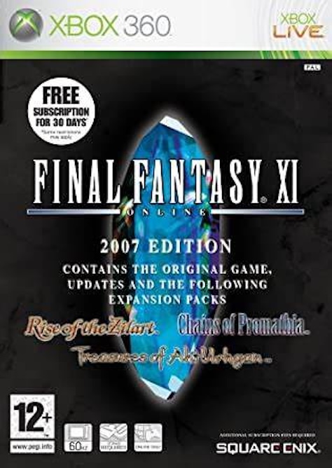 Xbox 360 Final Fantasy XI Online 2007 Edition