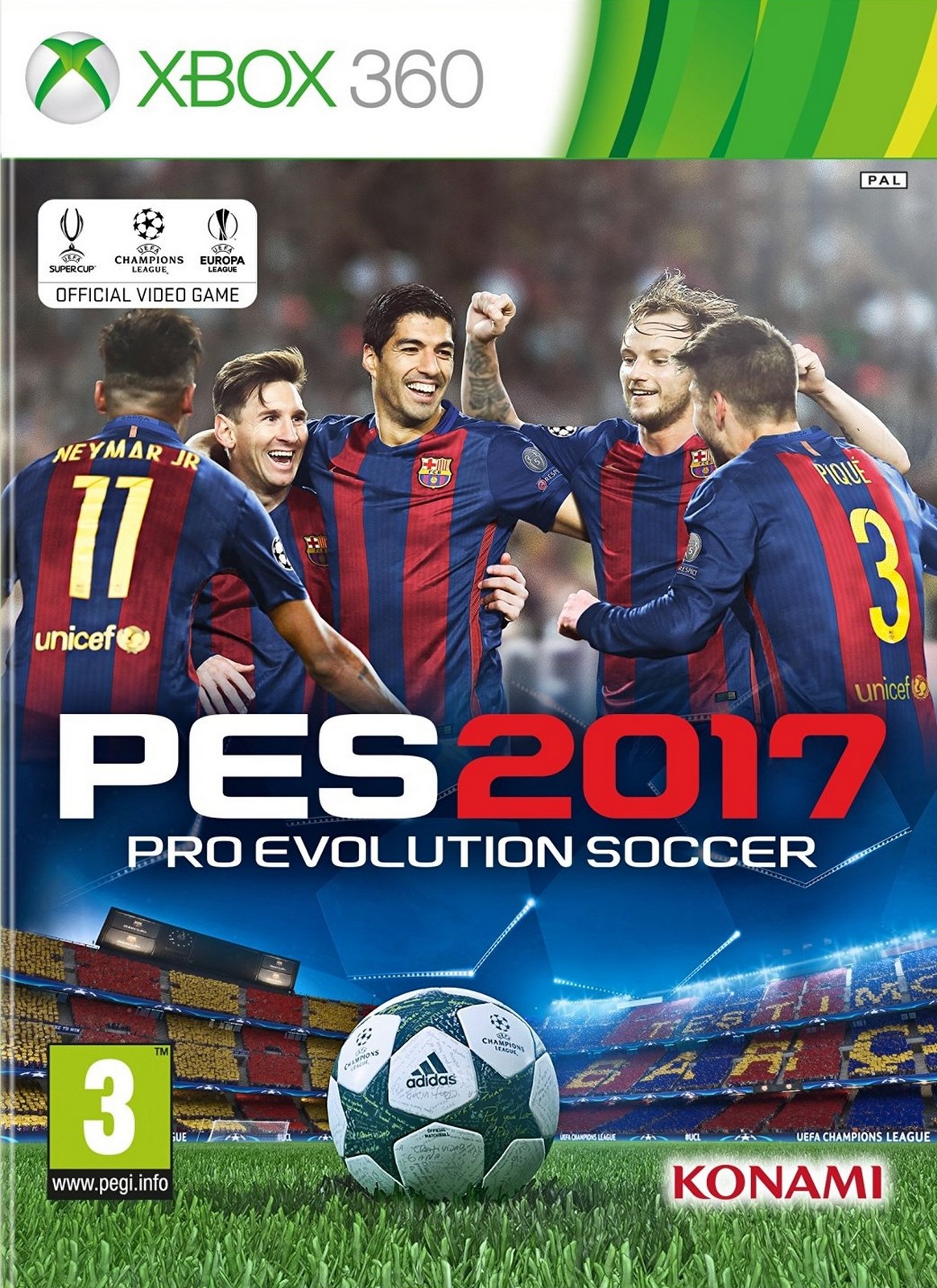 Xbox 360 Pro Evolution Soccer 2017