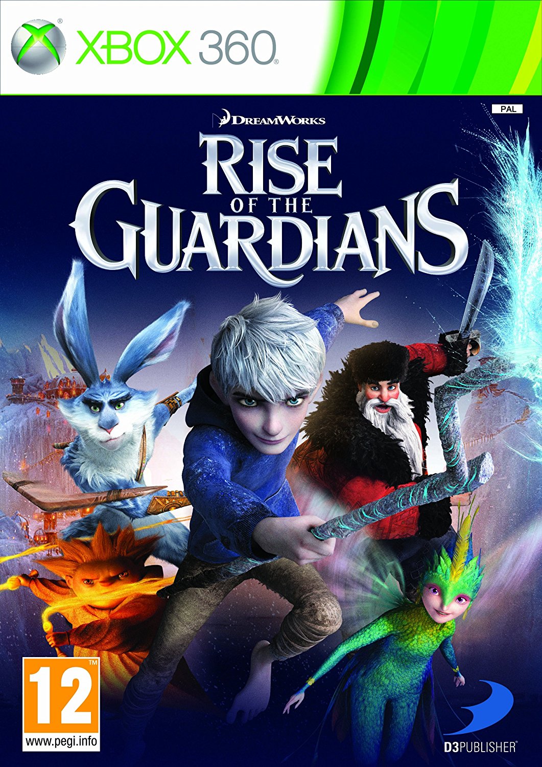 Xbox 360 DreamWorks Rise of the Guardians