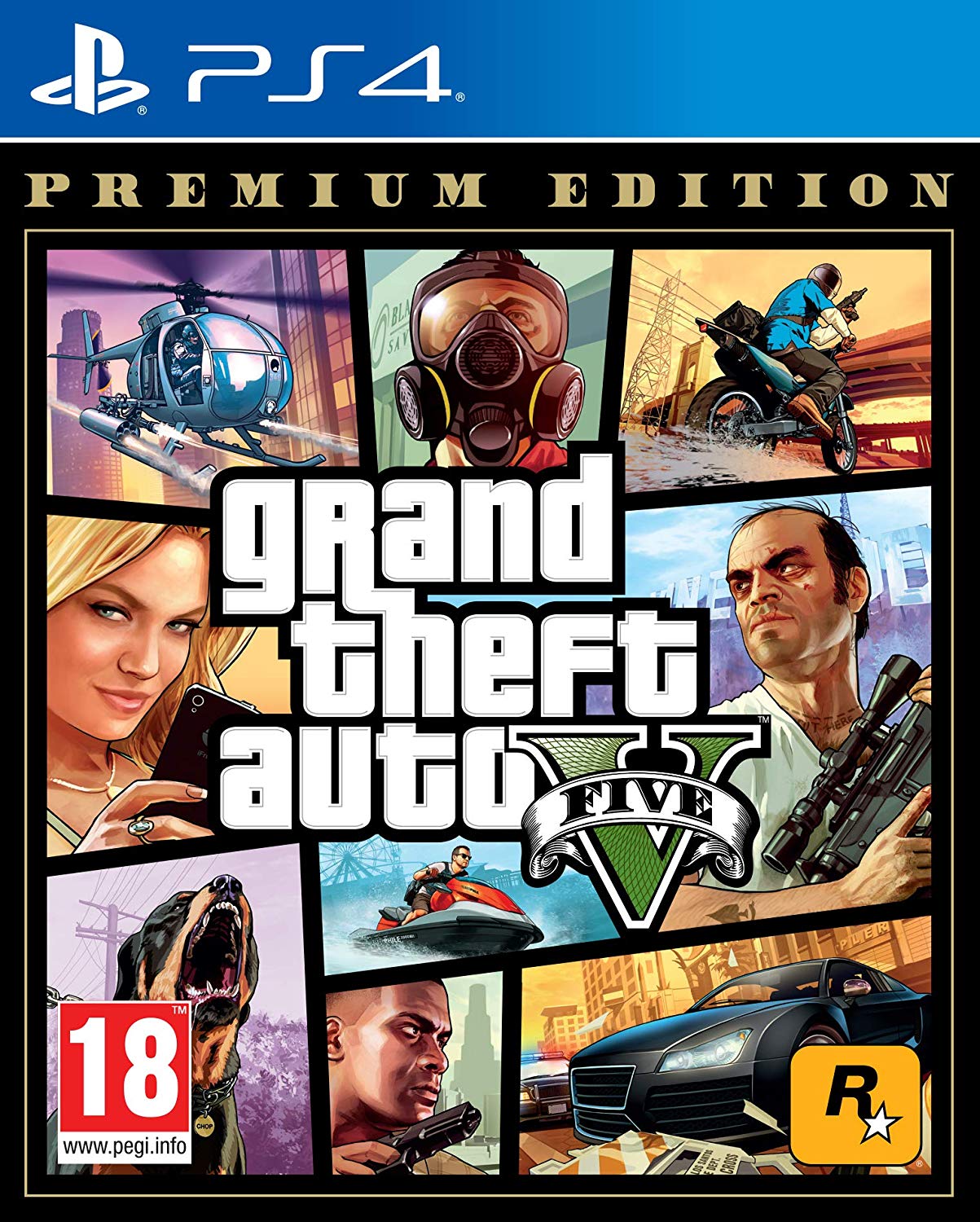 PS4 Grand Theft Auto V Premium Edition (GTA 5)