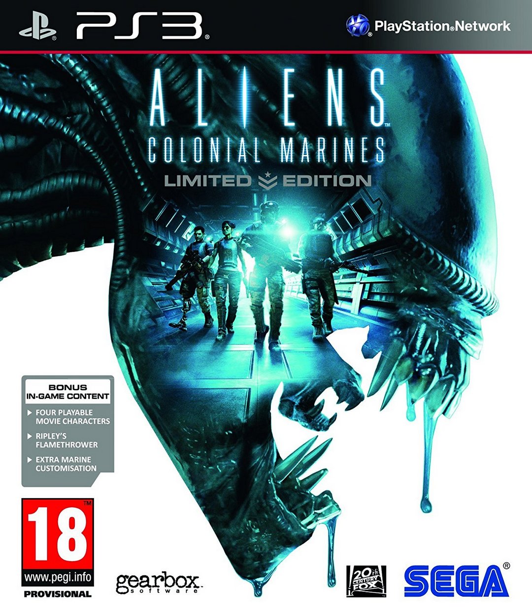 PS3 Aliens: Colonial Marines Limited Edition