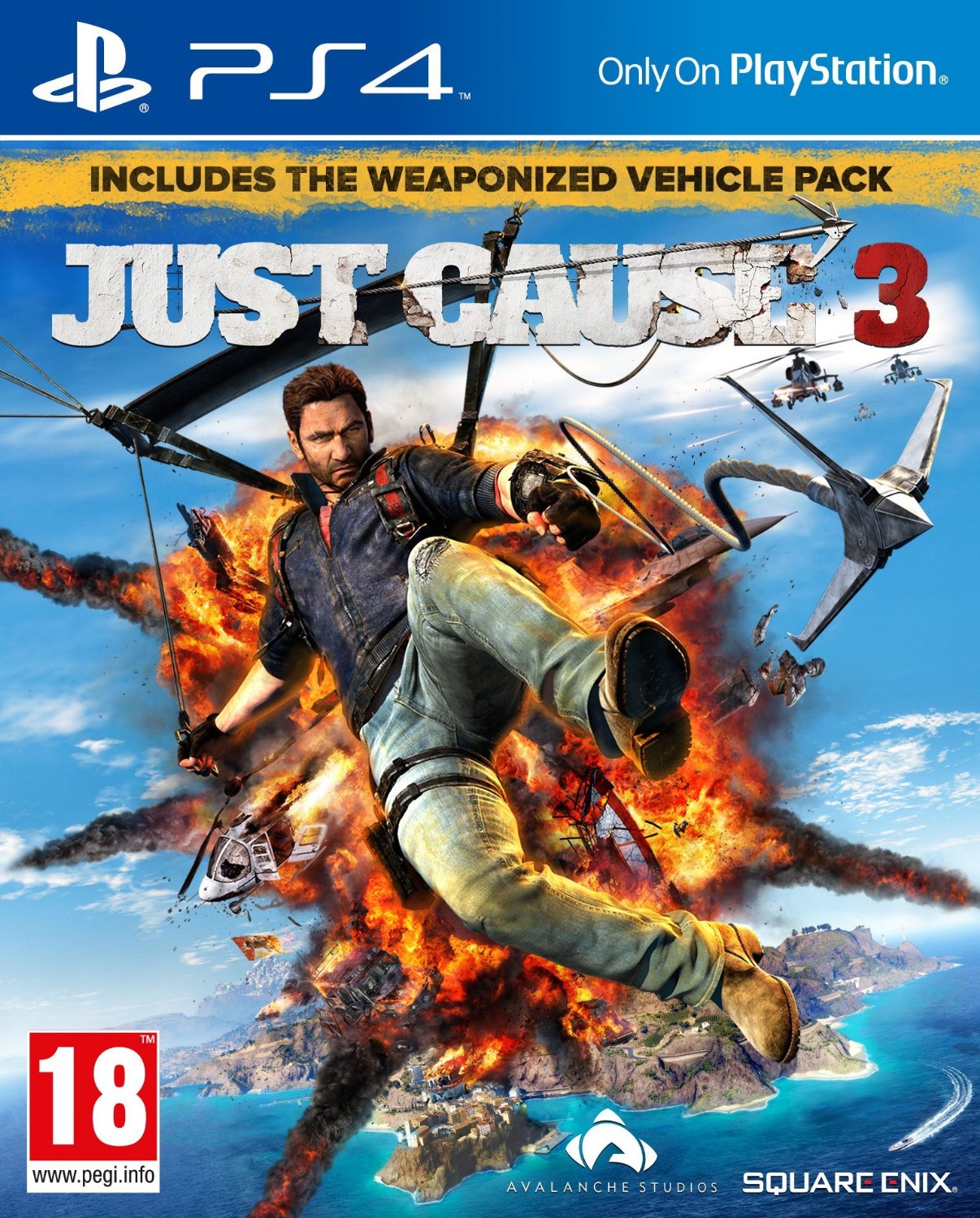 PS4 Just Cause 3 Limited Edition incl. Vehicle Pack and Medici Map