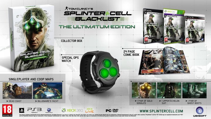 PS3 Tom Clancy's Splinter Cell: Blacklist The Ultimatum Edition