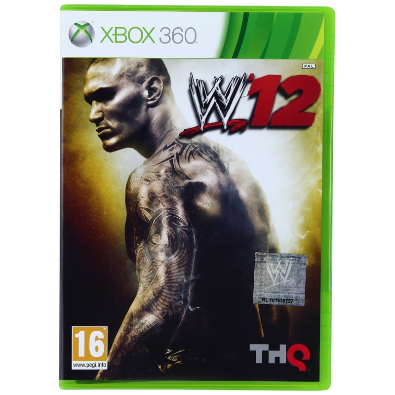 WWE '12 XBOX 360