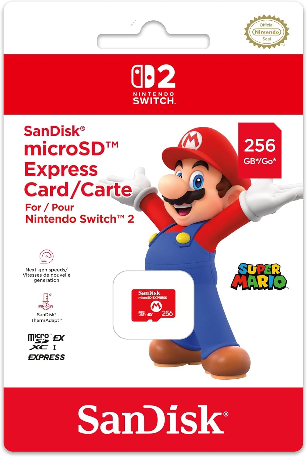 Nintendo SanDisk microSD Express Kortelė Nintendo Switch 2