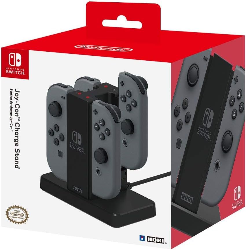 HORI Nintendo Switch pultelių Joy-Con pakrovimo stotelė 4 pulteliams