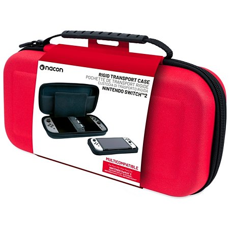 Dėklas raudonas Nacon L Nintendo Switch 2 (tinka visiems Switch)