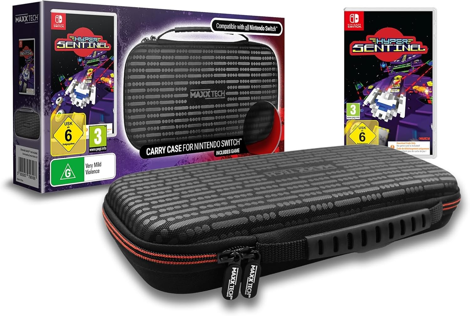 Premium Dėklas ir Hyper Sentinel žaidimas Nintendo Switch / Switch 2