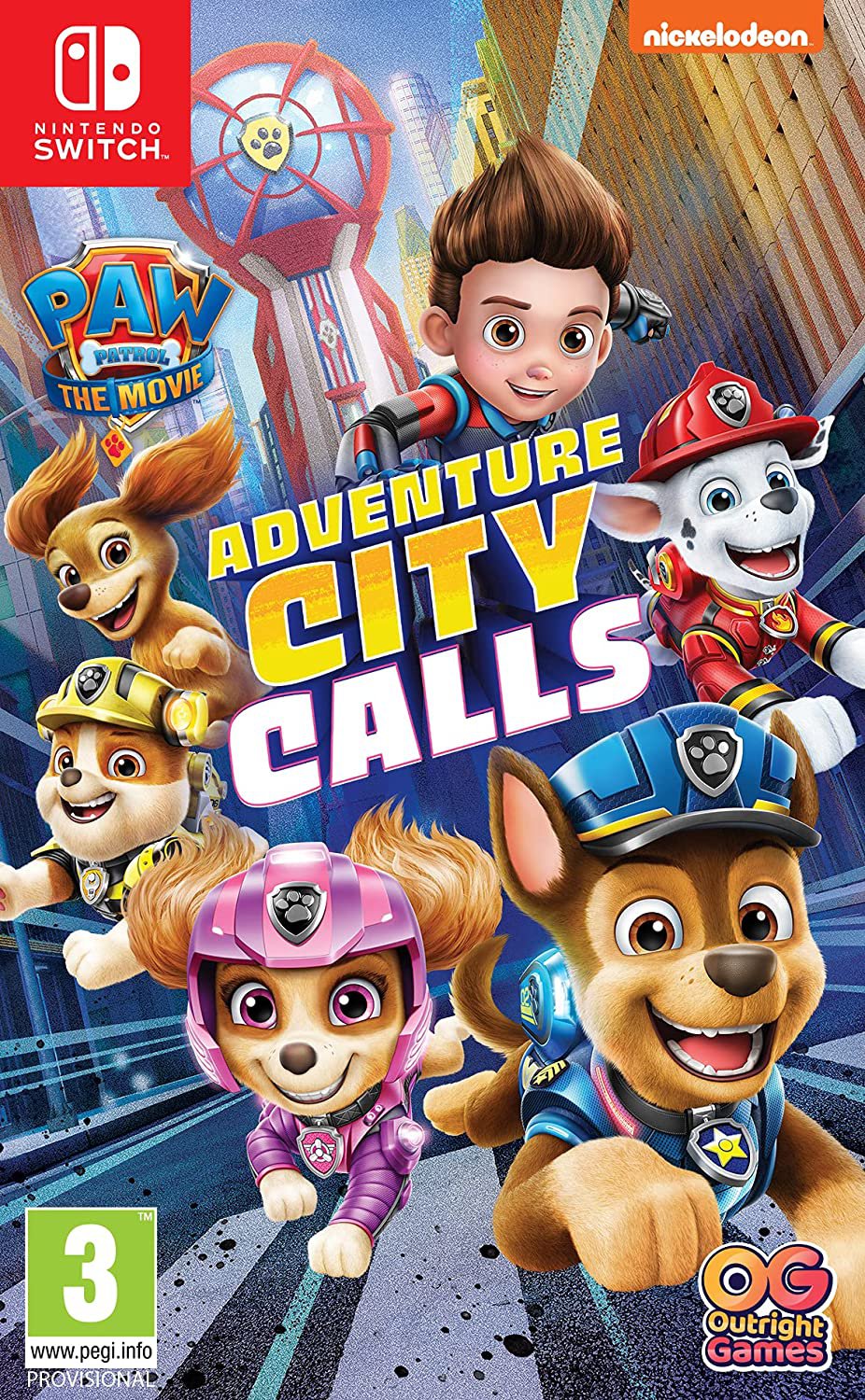 Paw Patrol The Movie Adventure City Calls Switch (Kodas)