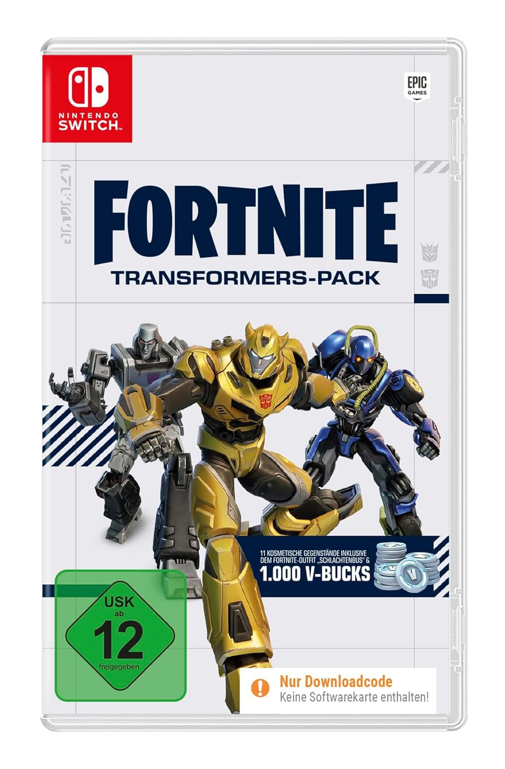 Fortnite: Transformers Pack (Dėžutėje kodas) Nintendo Switch