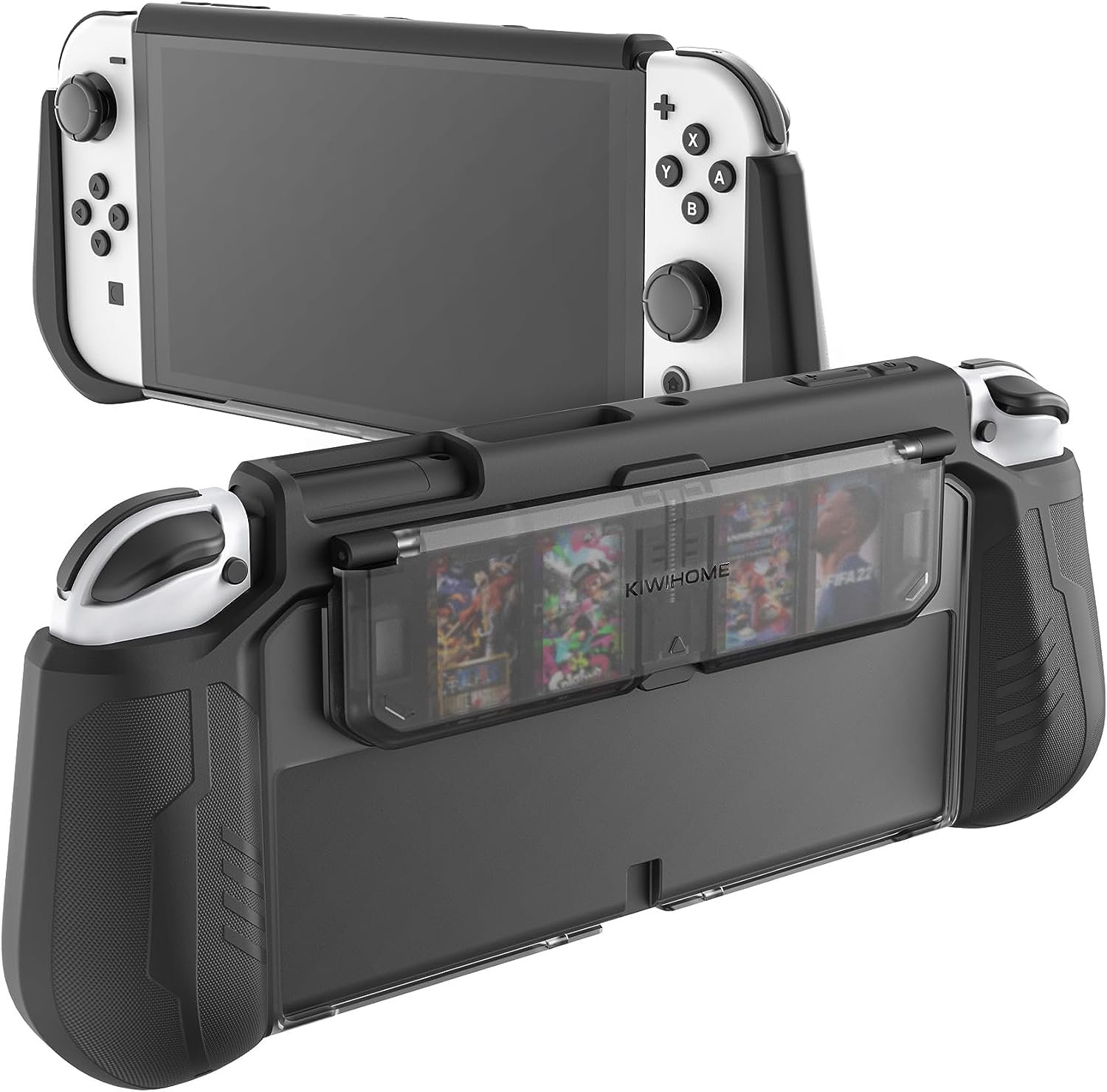 Dėklas / laikiklis Nintendo Switch / Nintendo Switch OLED su kortelių laikikliu