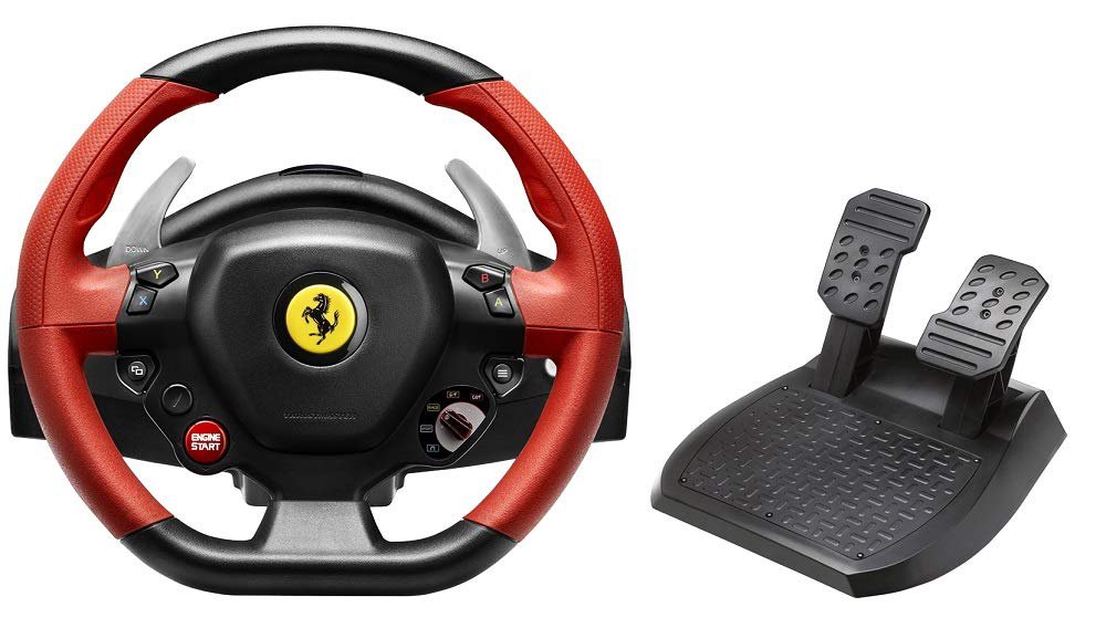 Vairas Thrustmaster Ferrari 458 Spider su pedalais Xbox One