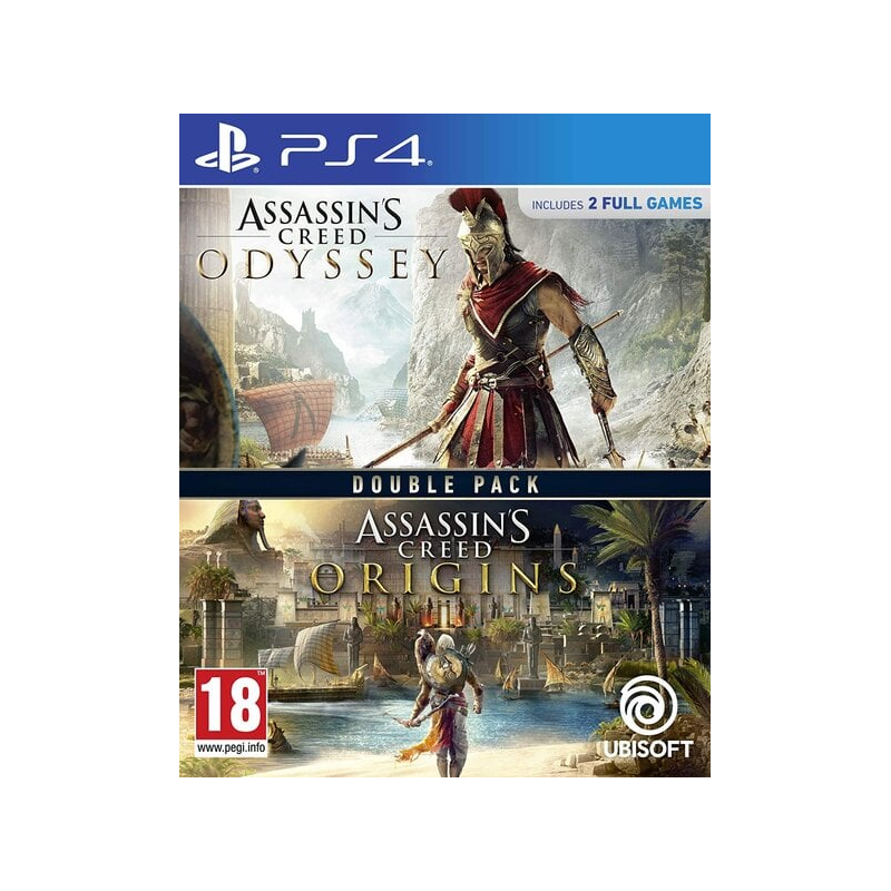 Assassin's Creed: Origins + Odyssey Double Pack PS4
