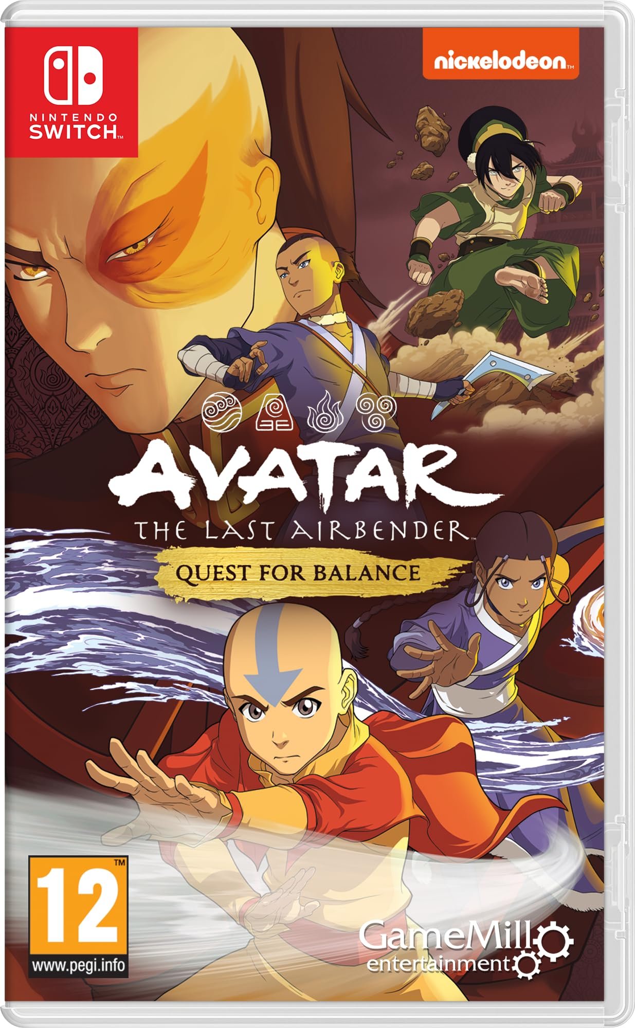 Avatar The Last Airbender: Quest for Balance Nintendo Switch [Naudotas, tik kortelė]