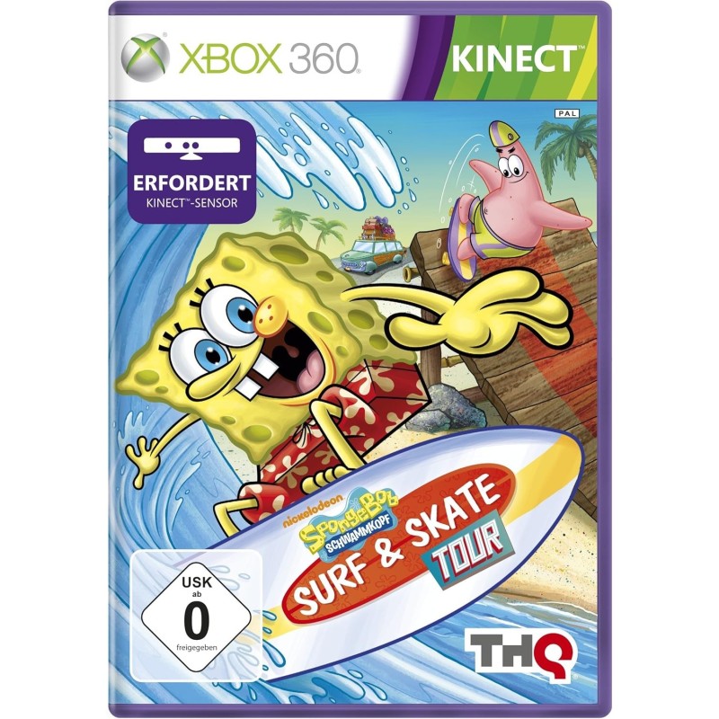 SpongeBob Schwammkopf - Surf & Skate Tour Kinect Xbox 360